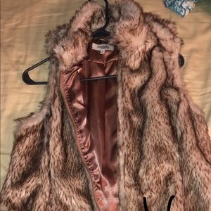 fur vest